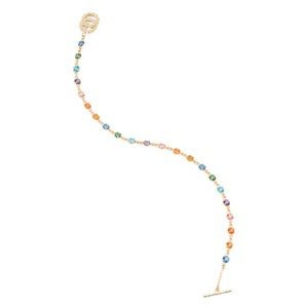 Gucci Running GG 18K Gold Multi-Stone Bracelet